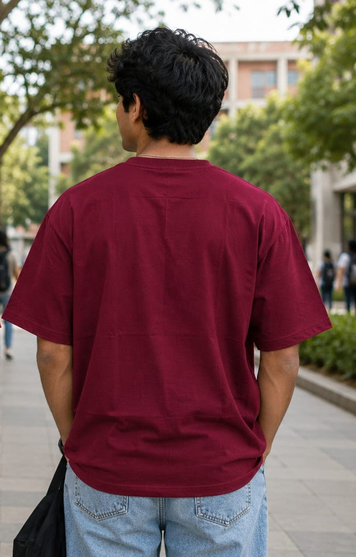 PLAIN OVERSIZED T-SHIRT