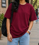 PLAIN OVERSIZED T-SHIRT