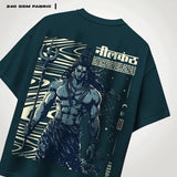 Mahadev Oversized Anime T-Shirt
