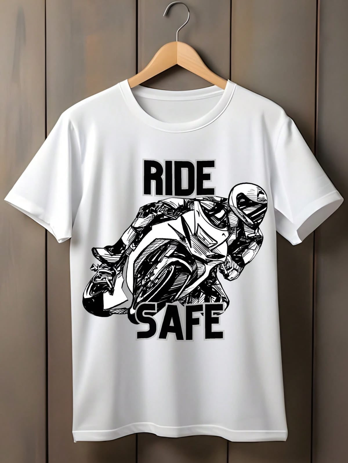 Ride Safe Biker Graphic T-Shirt