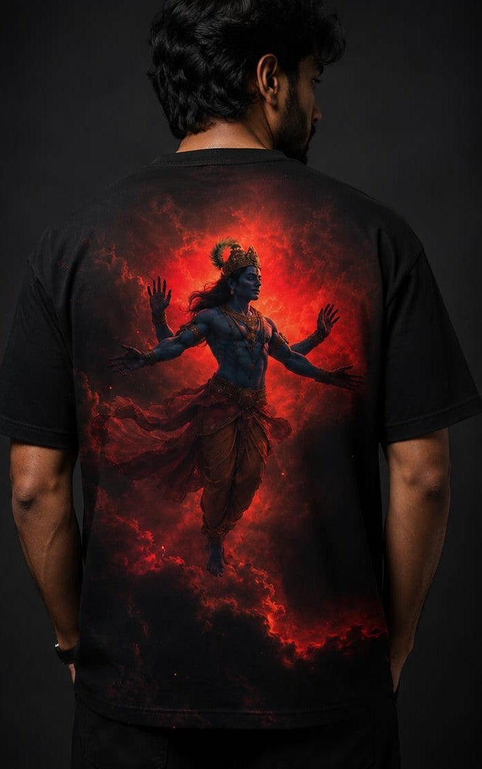 LORD KRISHNA OVERSIZED T-SHIRT
