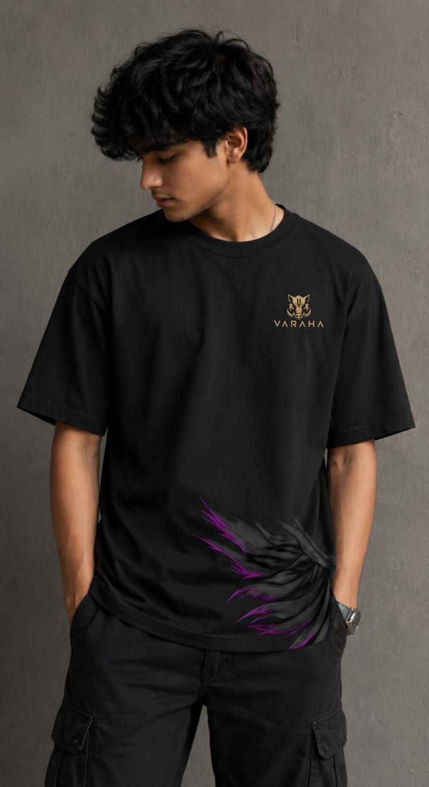 Shadow Wings – Minimal Streetwear Tee