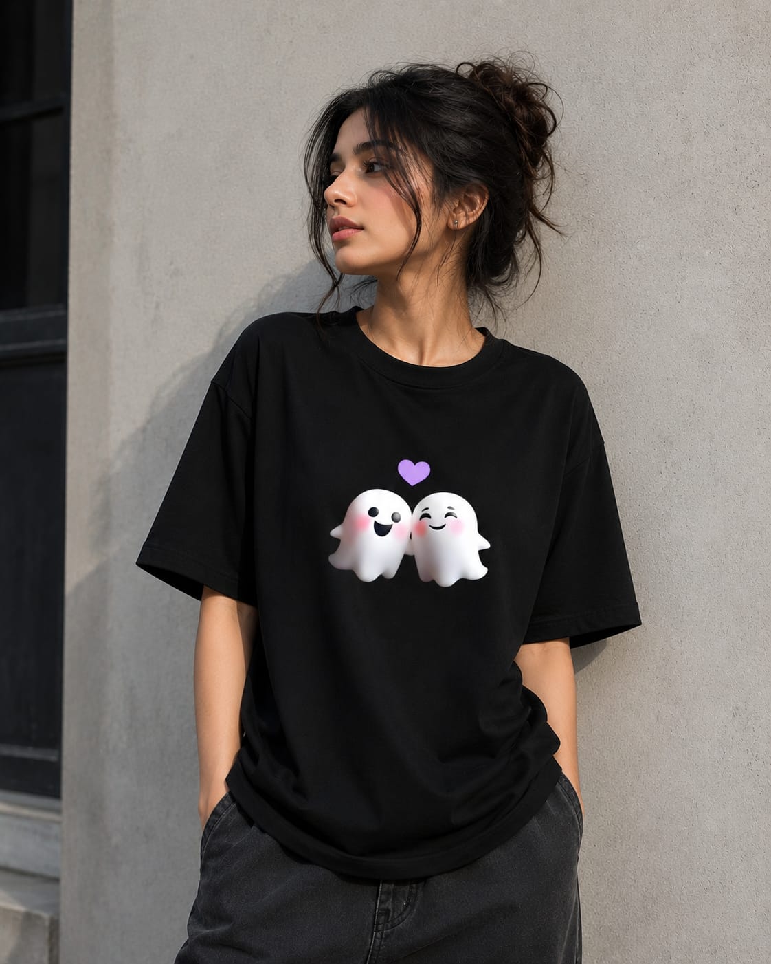 Ghost Love – Cute Minimal Graphic Tee