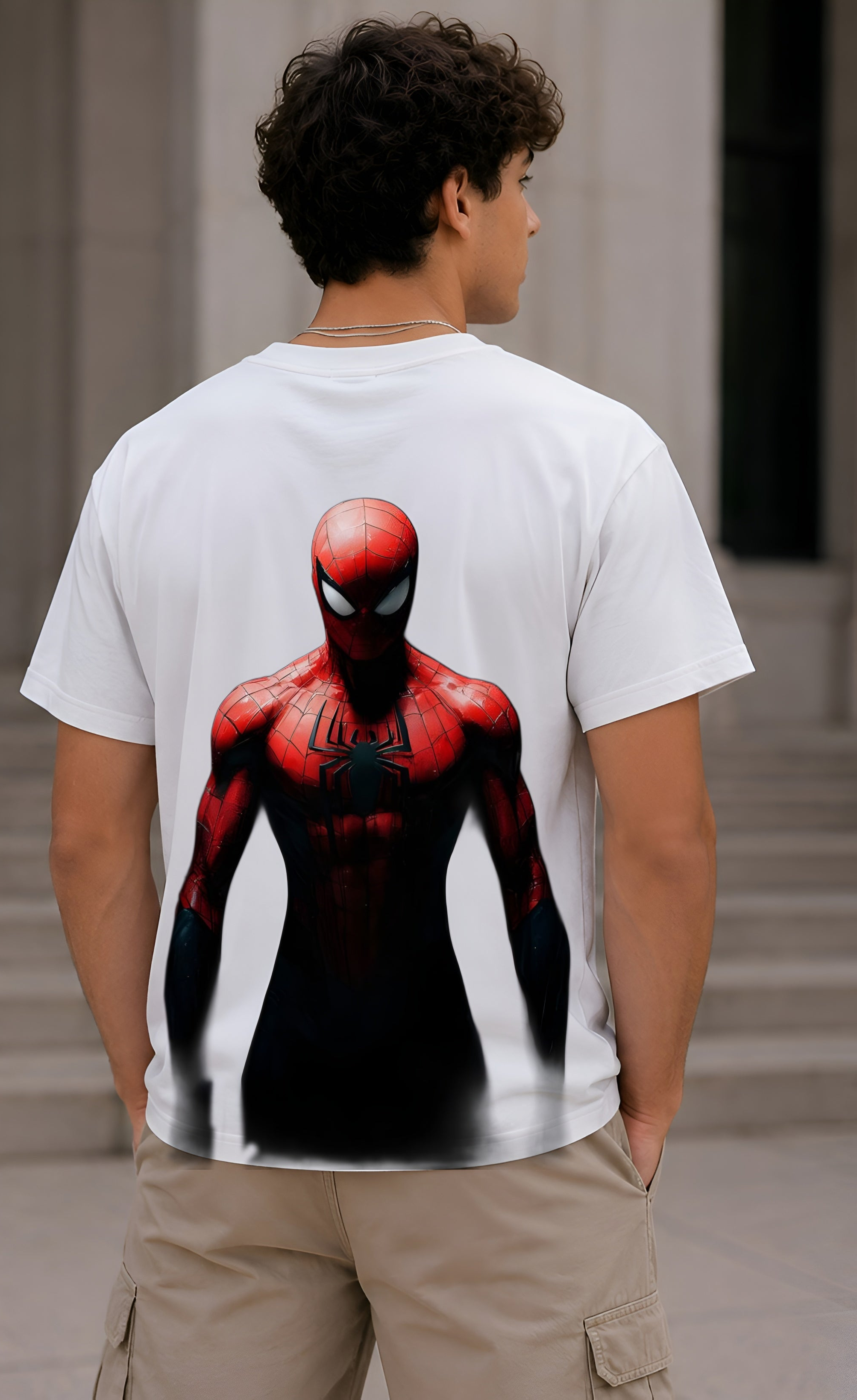 Spider-Man Oversized Graphic T-Shirt