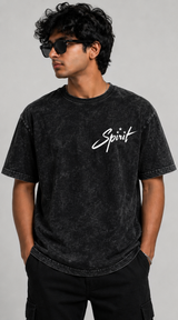 Spirit Oversized Acid Wash T-Shirt