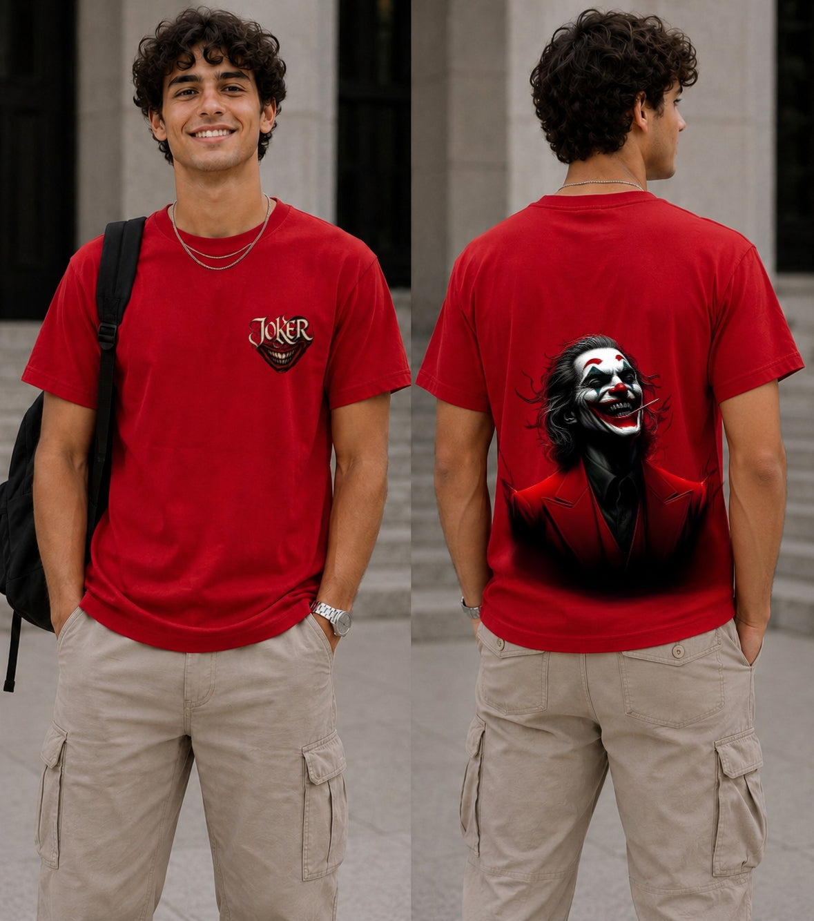 Joker Oversized Graphic T-Shirt