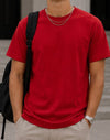 PLAIN RED OVERSIZED T-SHIRT