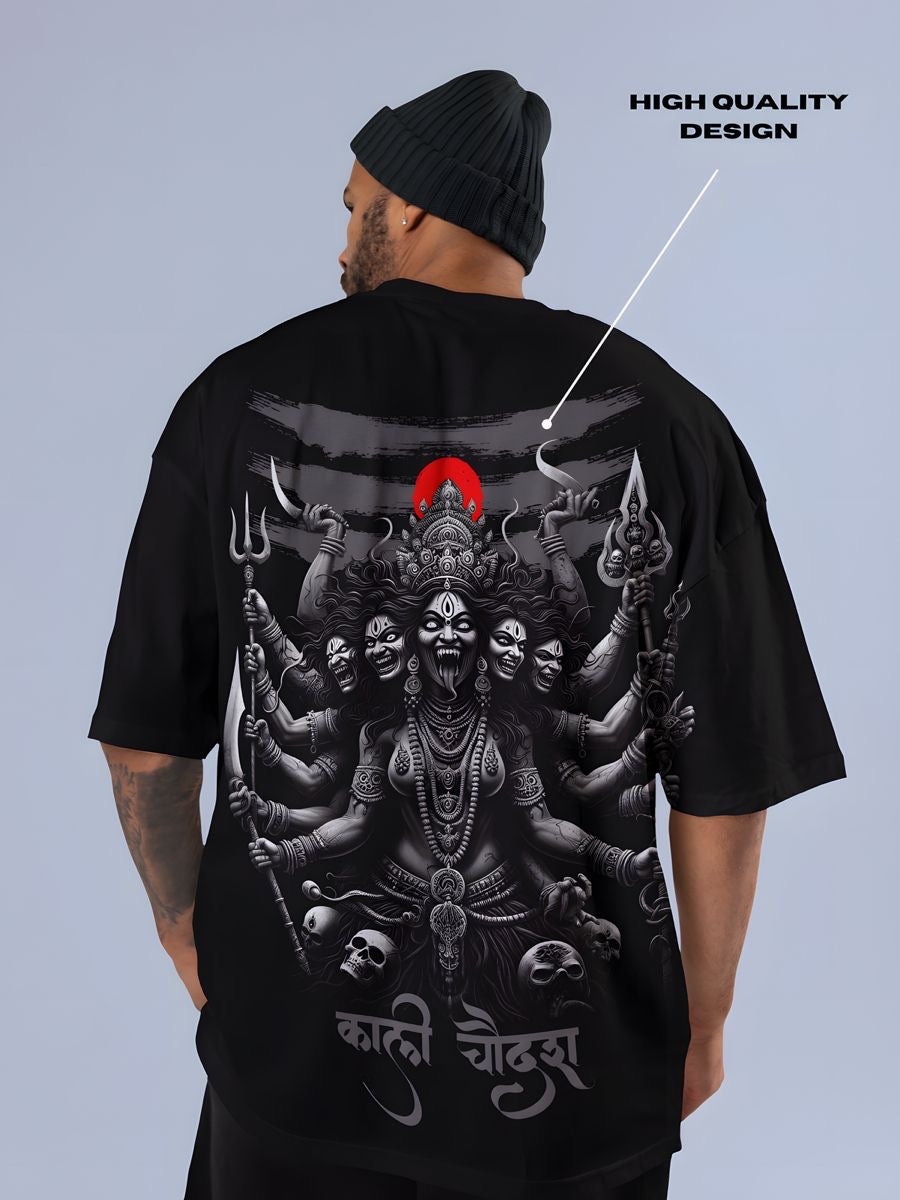 Kali Maa Oversized Anime T-Shirt