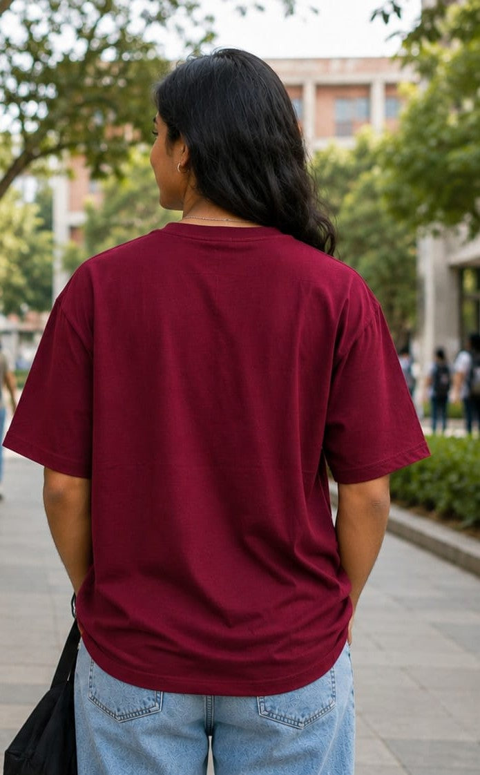 PLAIN OVERSIZED T-SHIRT