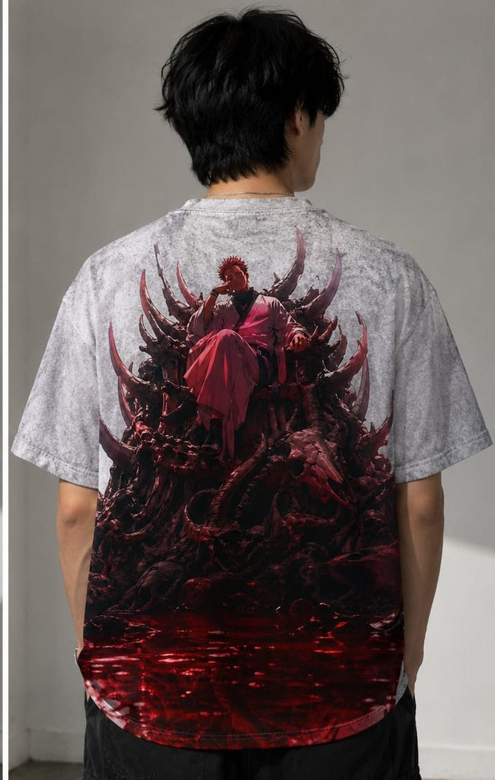 SUKUNA ACID WASH T-SHIRT