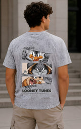 Looney Tunes Vintage Wash Oversized Graphic T-Shirt