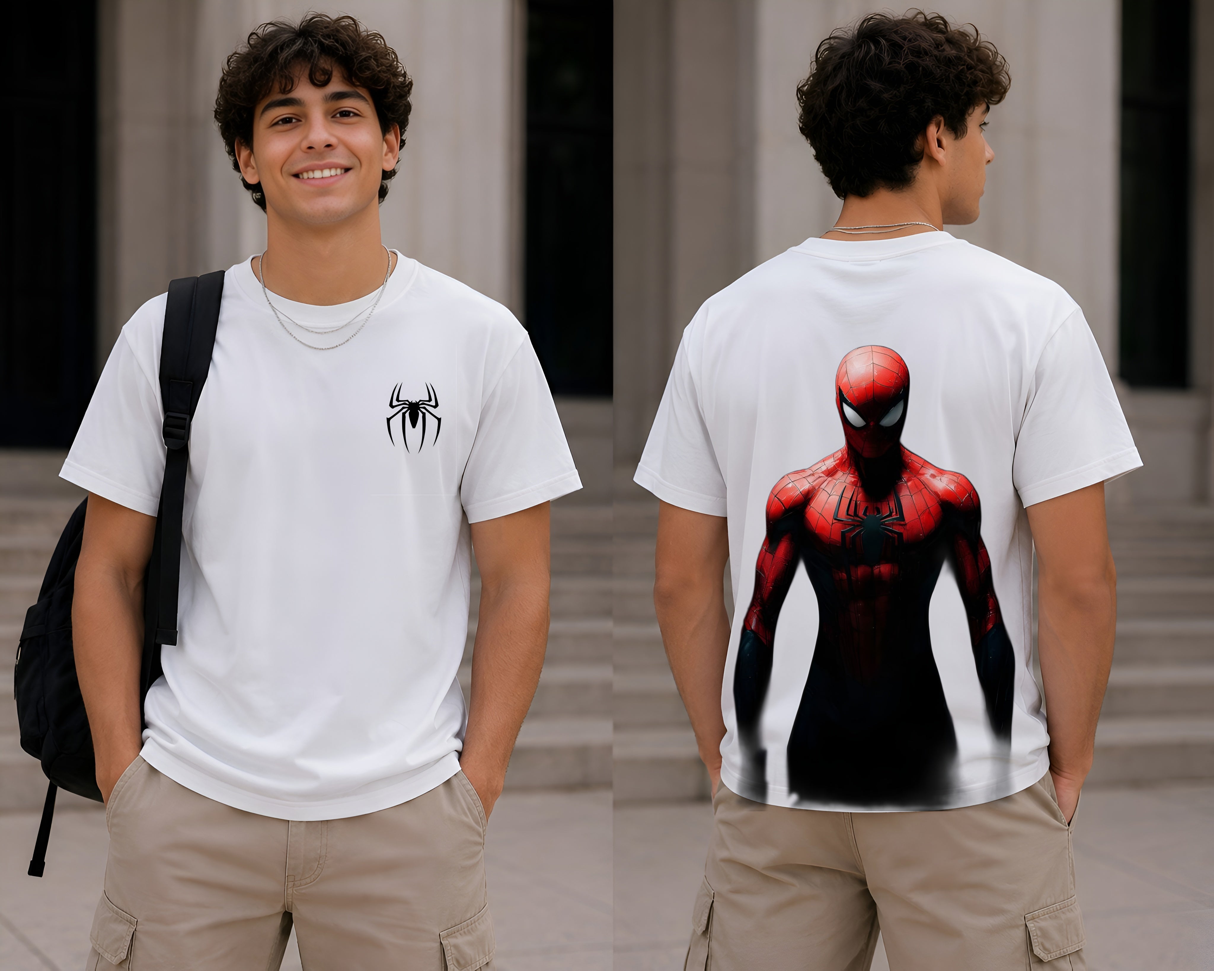 Spider-Man Oversized Graphic T-Shirt